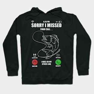 Im Sorry I Missed Your Call I Was On My Other Line Fishing Tank Top Hoodie